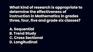 Anong Uri ng Research ang Dapat para Malaman ang Effectiveness ng Math Instruction?