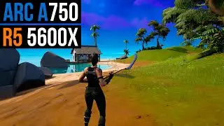Intel ARC A750 | Fortnite | All Settings 1080p + Ray Tracing