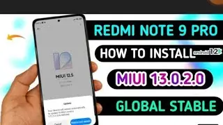 Redmi note 9 pro max miui 13 update how to update redmi Pro max