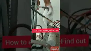 Ac Gas Leak Check Find Out Tricks ll How To Ac Gas Leak Test #shortsfeed #youtubeshorts