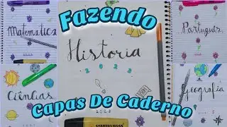 FAZENDO MINHAS CAPAS DE CADERNOS 2023