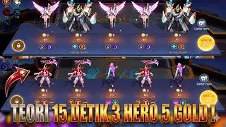 TEORI 15 DETIK NO CLICKBAIT EAZY WIN +  HARLEY ❗ MAGIC CHESS GOGO TERBARU