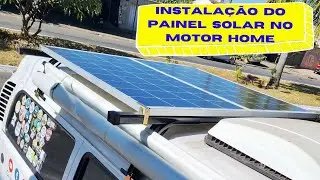 INSTALLATION OF SOLAR PANELS IN A MOTORHOME