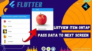 ListView Navigation Flutter | onTap on ListView in Flutter