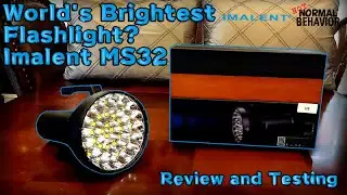 World's Brightest Flashlight? | Imalent MS32: Testing and Review