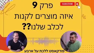 פרק 9 - מה נכון לקנות לכלב / גור שלנו? - פודקאסט ללכת על ארבע עם טל שלוש ואיתי ורדי אילוף כלבים HDC