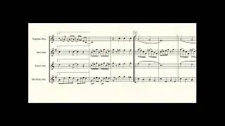 Chatanooga Choo Choo for Saxophone quartet.