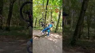 Pass a branch with a mountainbike 🚲 (BEGINNER to PRO)         