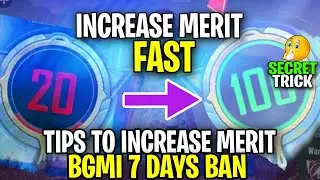 How to increase merit in bgmi fast | Bgmi merit not increasing | Pubg merit 40 | bgmi merit increase