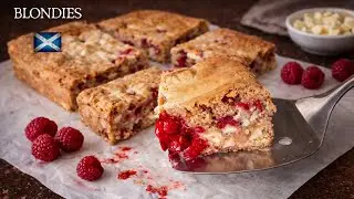 Blondie Recipe | Raspberry & White Chocolate