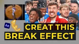 How Mr beast Created this Break effect ?mrbeast #carryminati #youtube #videoediting #aftereffects