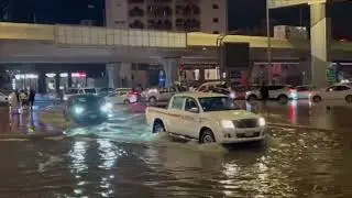 مباشر شاهد امطار شارع حراء  وحي البساتين  #جدة_الان   #امطار_جدة    قناة المتحدة