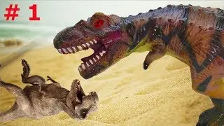 ТРАГЕДИЯ в ДОЛИНЕ ДИНОЗАВРОВ!!!! T-REXа больше нет, кто же новый вожак??? 1 СЕРИЯ