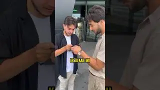 TAKİPÇİME KREDİ KARTIMI VERDİM! #shorts