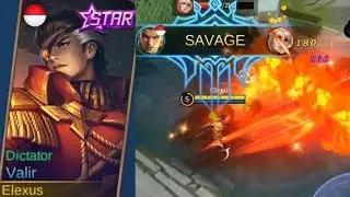 Valir January Starlight Skin Dictator Gameplay (Better Than Special..?) - Mobile Legends