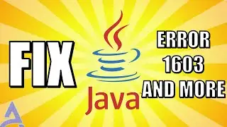Java Error 1603 Fix - How to Fix Java Errors With Minecraft!