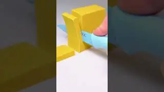 Very Satisfying and Relaxing Kinetic Sand Cutting ASMR 12 #shorts #asmr #satisfying