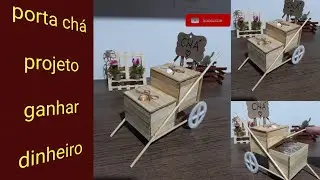 idéias incríveis artesanato para ganhar dinheiro (PORTA CHÁ)