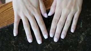 How To Fake Gel Nails AT HOME! | Ashley Landry
