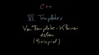 089 - Von Template-Klassen erben: Beispiel - C++ Tutorial Deutsch