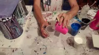 ACRYLIC pouring/FLOW ART How to make your own abstract masterpiece!
