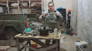 Repair of UAZ 469. Assembly of the gearbox, installation of the clutch, adjustment of the basket.