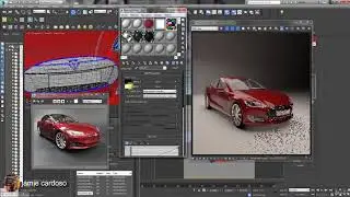 3ds Max + VRay : Automotive Studio Lights - learn 3D & Animation
