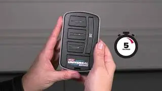 Universal Wireless Garage Door Opener Wall Console by Genie programming & installation