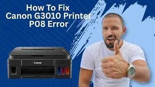How To Fix Canon G3010 Printer P08 Error | P08 Error Kiase Fix Kare | 