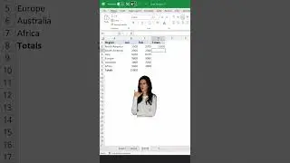 Excel Tips To Insert Totals for Rows and Columns with One Shortcut Key! 🧑‍💻⌨️