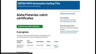 How to copy a Catch Certificate  for same species or same vessels