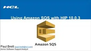 Using Amazon SQS with HCL Integration Platform