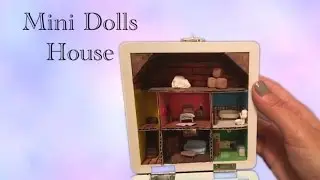 DIY Miniature Dolls house in a box with polymer clay - tutorial