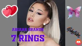 Ariana Grande - 7 Rings with Lyrics 🎶 - MVA Official