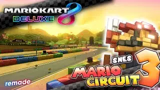 SNES Mario Circuit 3 REFORGED! (By Maxmos) - Mario Kart 8 Deluxe [4k]