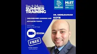 Unsupervised learning and advanced topics by Dr. Abdelrahman Kotb, Lecture 4/4