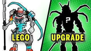 Using G2 SKULL WARRIOR's LEGO Parts To Build Bionicle MOCs
