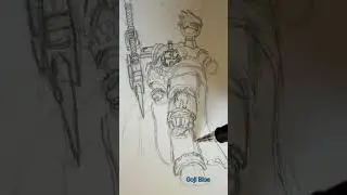Drawing space marines until space marine 2 comes out pt 33