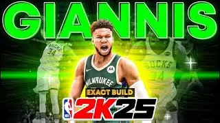 How to Create a Giannis Antetokounmpo Build in NBA 2K25 - Insane Stats! 📈