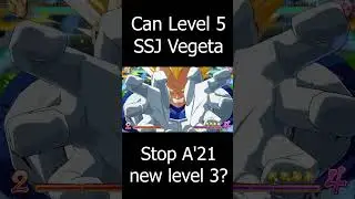 Can level 5 ssj vegeta stop a21's new level 3? #dbfz #dragonball #short #shorts