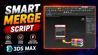 Merge Hundreds of Objects in One Click (Free 3ds Max Script) 