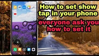 #How to set touch point in your phone// how to set show tap in your phone your phone