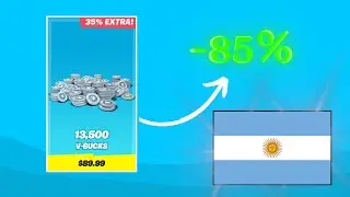 How you can buy vbucks with 80% off discount *Argentina Method* 2023-2024