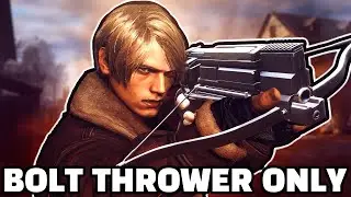 Resident Evil 4 but I can only use the worst weapon