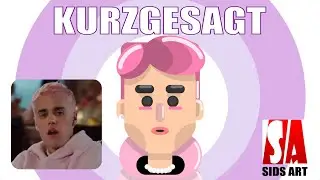 Justin Bieber Yummy in Kurzgesagt Art Style | Cartoon Drawing with Inkscape
