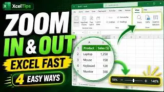 4 Easy Ways to Zoom In and Out in Excel