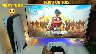PUBG On Ps5 Console !! | First Time