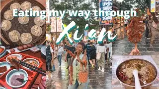 Xi'an Travel Vlog PART 1:  Xi'an Famous Foods | Bell & Drum Tower | Muslim Quarter & more! 西安