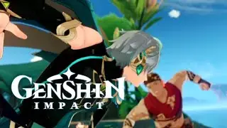 Genshin Impact- Alhatham Full fight cutsceane 3.0