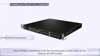 HUAWEI NGFW Installation Guide: Installing a 1 U USG6000 in a Cabinet